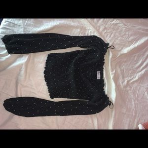 Hollister off the shoulder top